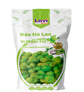 ĐẬU HA LAN VỊ MUỐI TỎI TÚI ZIP 100G